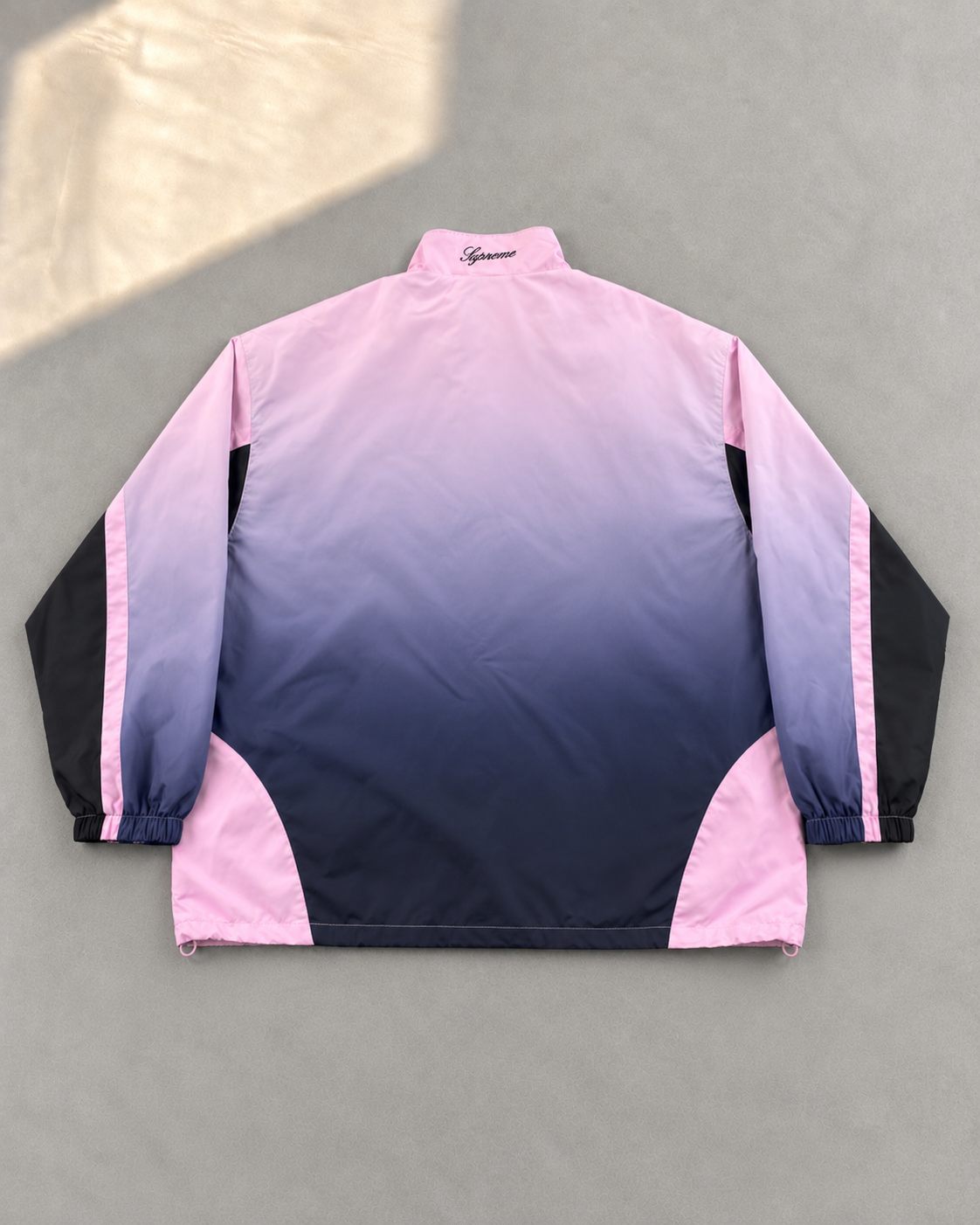 Różowy Komplet Ortalionowy Supreme x Umbro Gradient