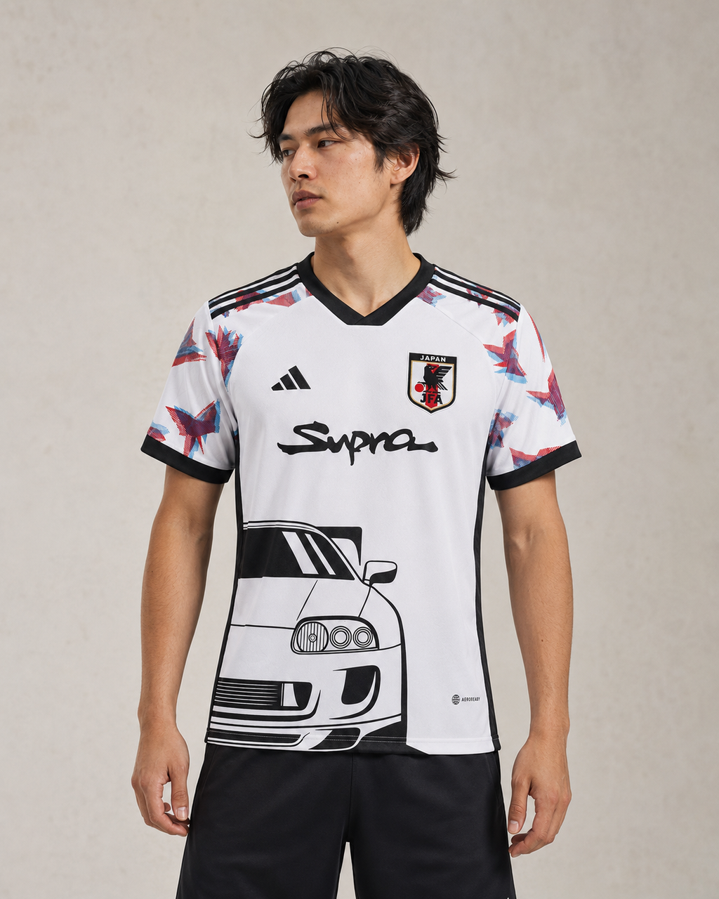 Biała Koszulka Japonia Street Racing