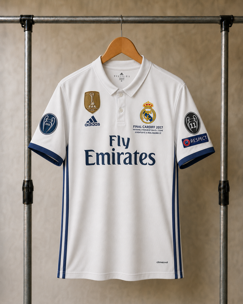 Koszulka Domowa Real Madrid 2016/17 UCL Final