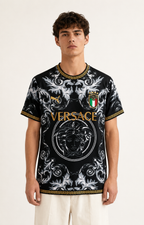 Koszulka Włochy Black Baroque x Versace