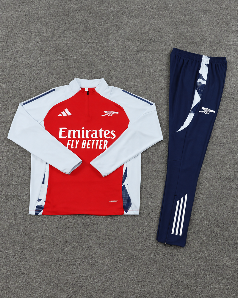 Czerwono-Granatowy Komplet Treningowy Arsenal 2024/25