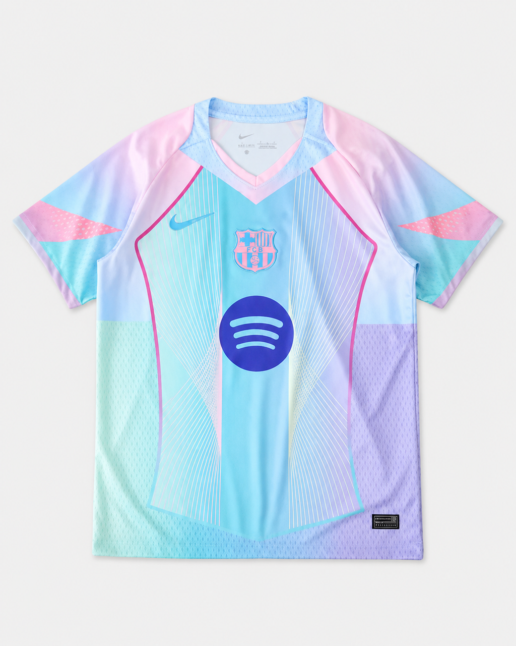Pastellfarbenes Barcelona-T-Shirt – Sonderedition