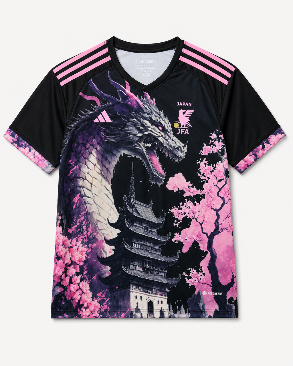 T-Shirt Japan Drache Kirschblüte – Sonderedition