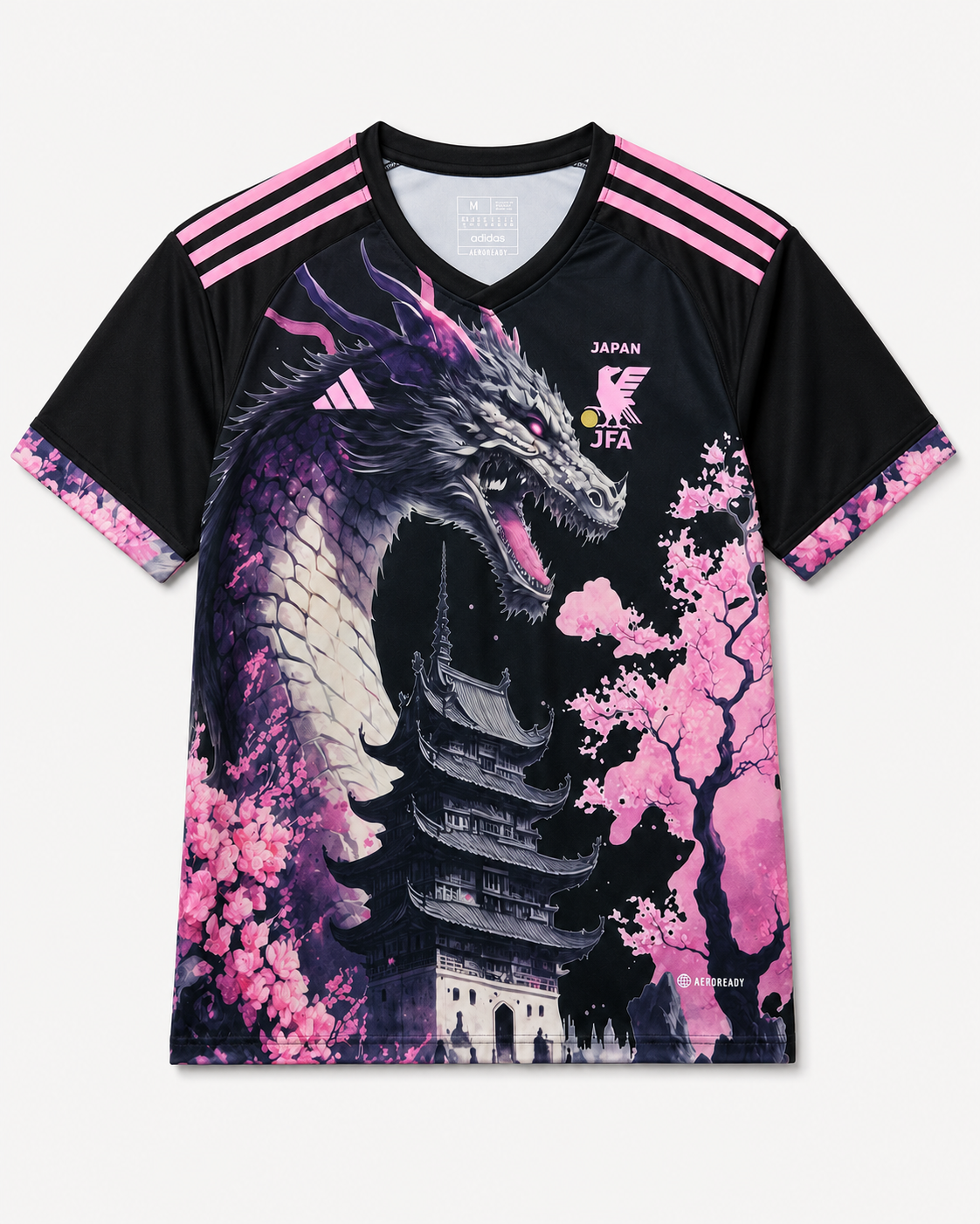 T-Shirt Japan Drache Kirschblüte – Sonderedition