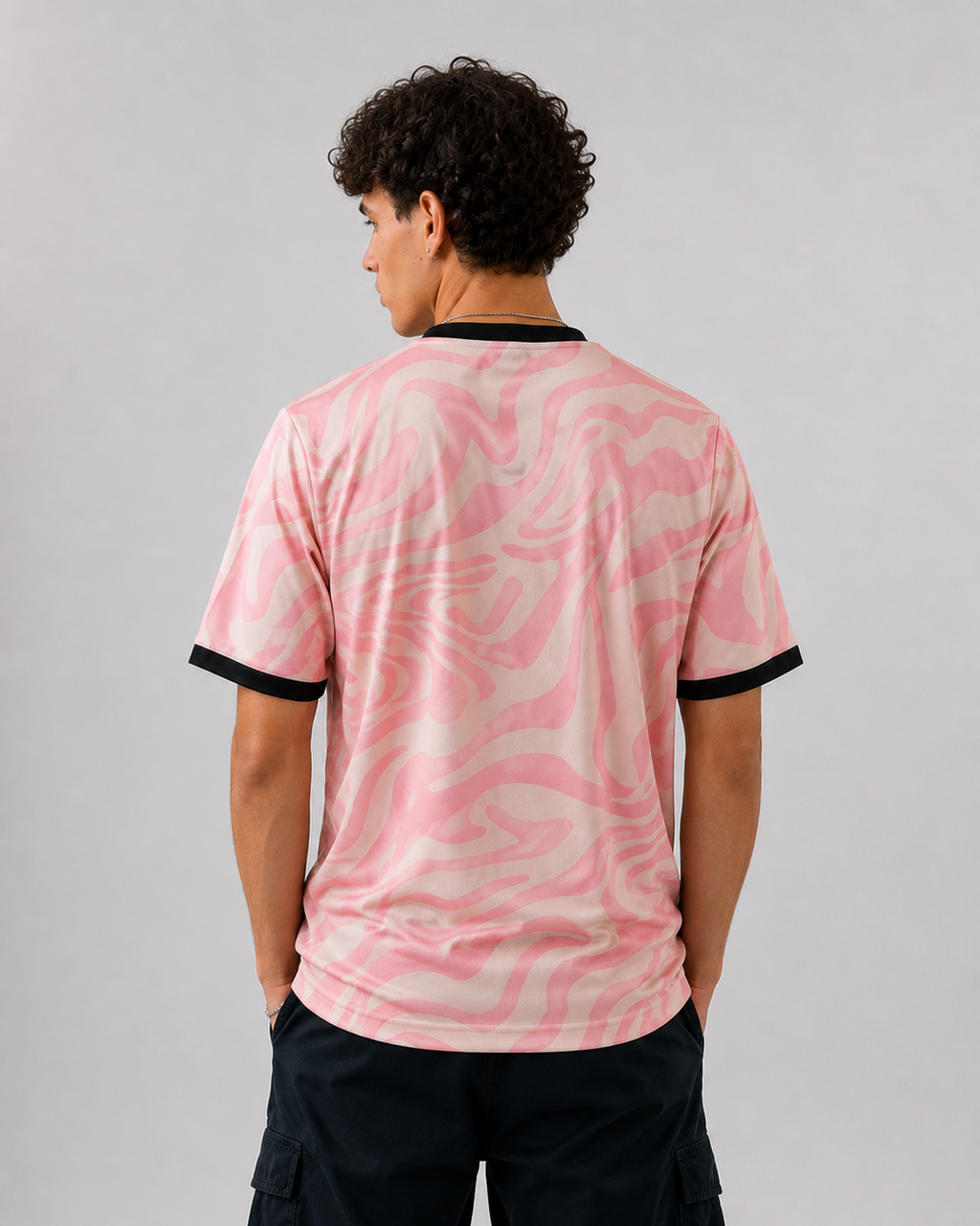 Flamengo Pink Wave x Stüssy T-Shirt