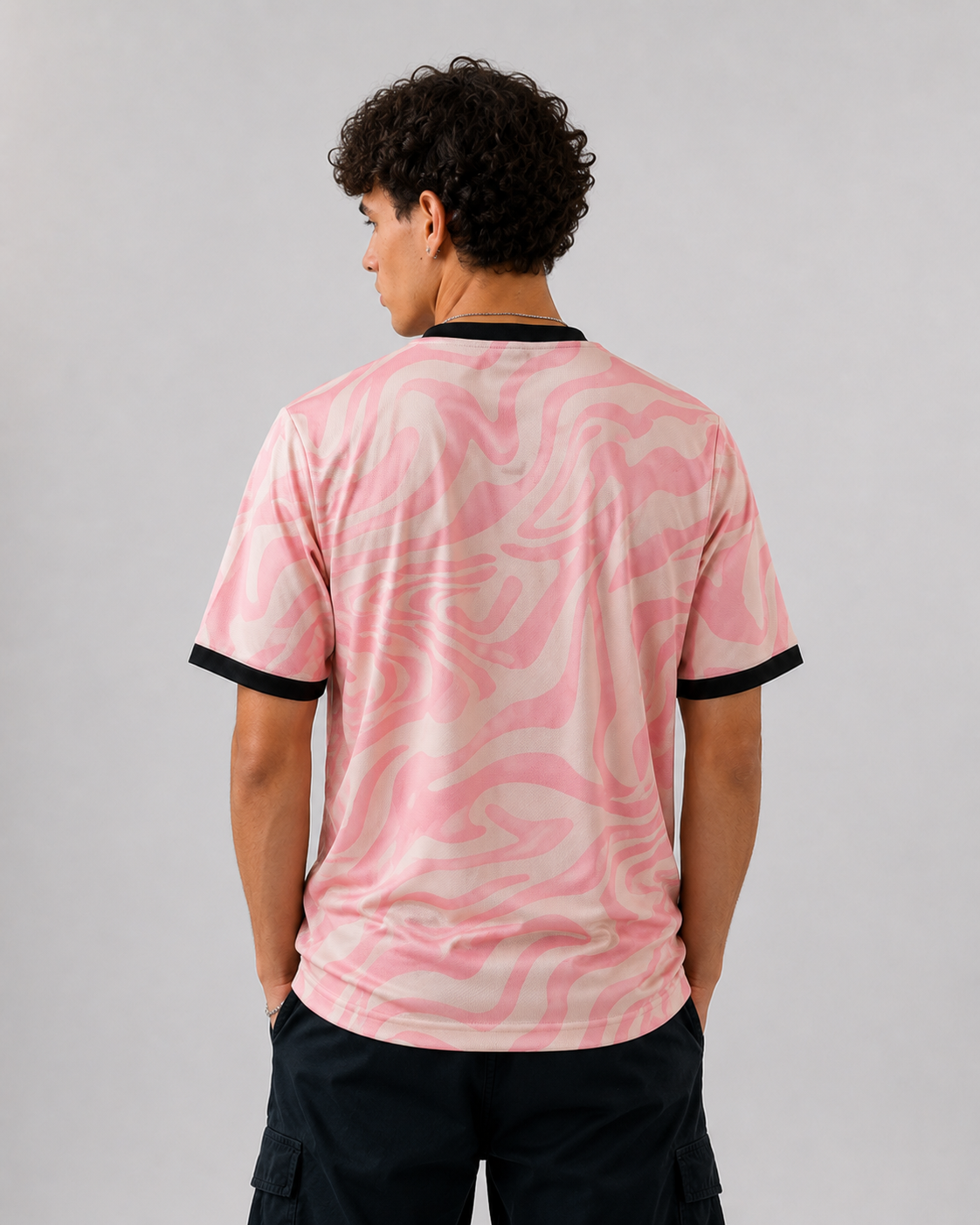 Flamengo Pink Wave x Stüssy T-Shirt
