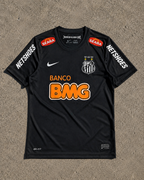 Santos Neymar Jr 11 Retro Trikot Schwarz Legendäre Ära