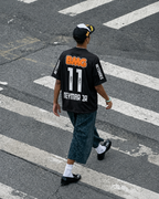 Santos Neymar Jr 11 Retro Trikot Schwarz Legendäre Ära