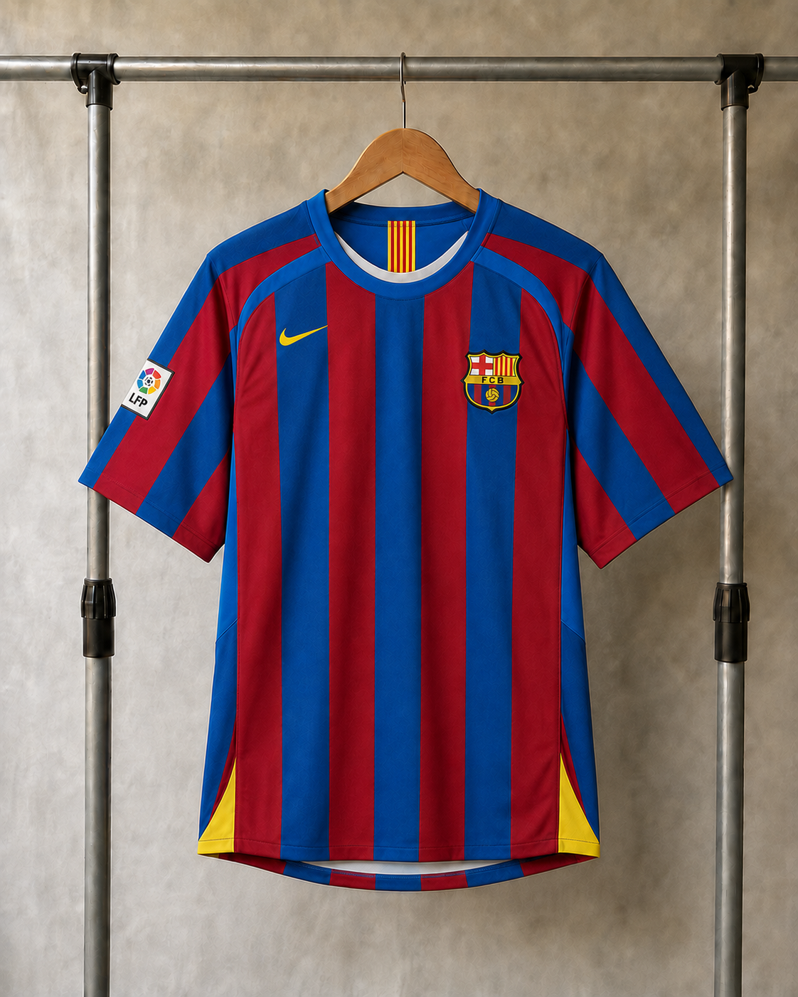 Koszulka Domowa FC Barcelona 2005/06 Ronaldinho 10