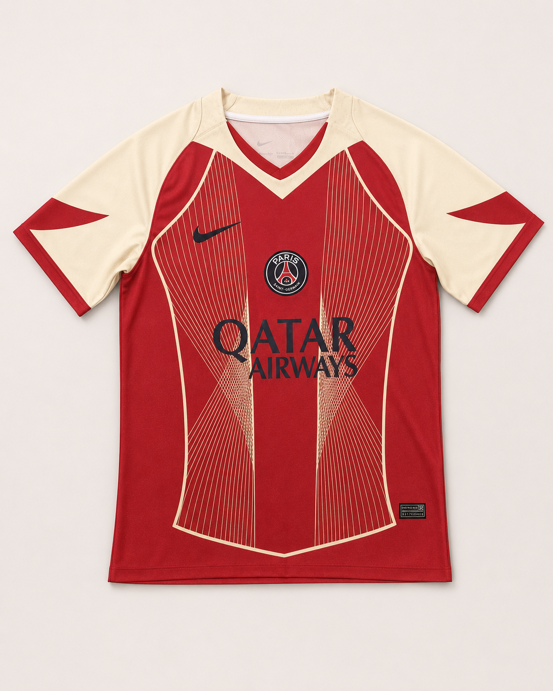 Koszulka PSG Red Gold 25/26