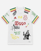 Weißes T-Shirt Ajax x Bob Marley