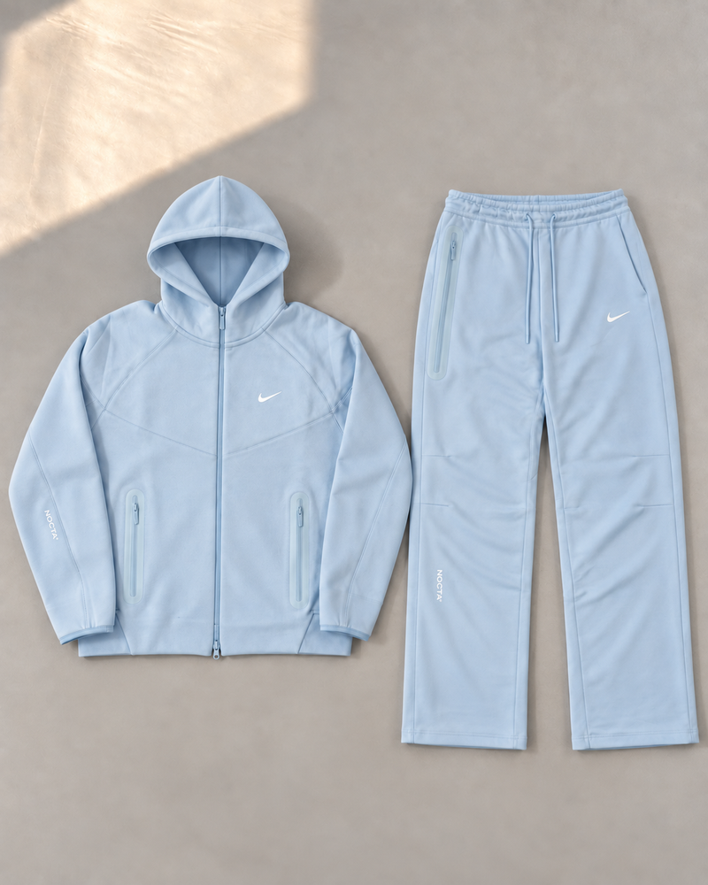 Błękitny Komplet Nike x NOCTA Tech Fleece