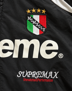 Czarny Komplet Ortalionowy Supreme x Umbro Retro Football