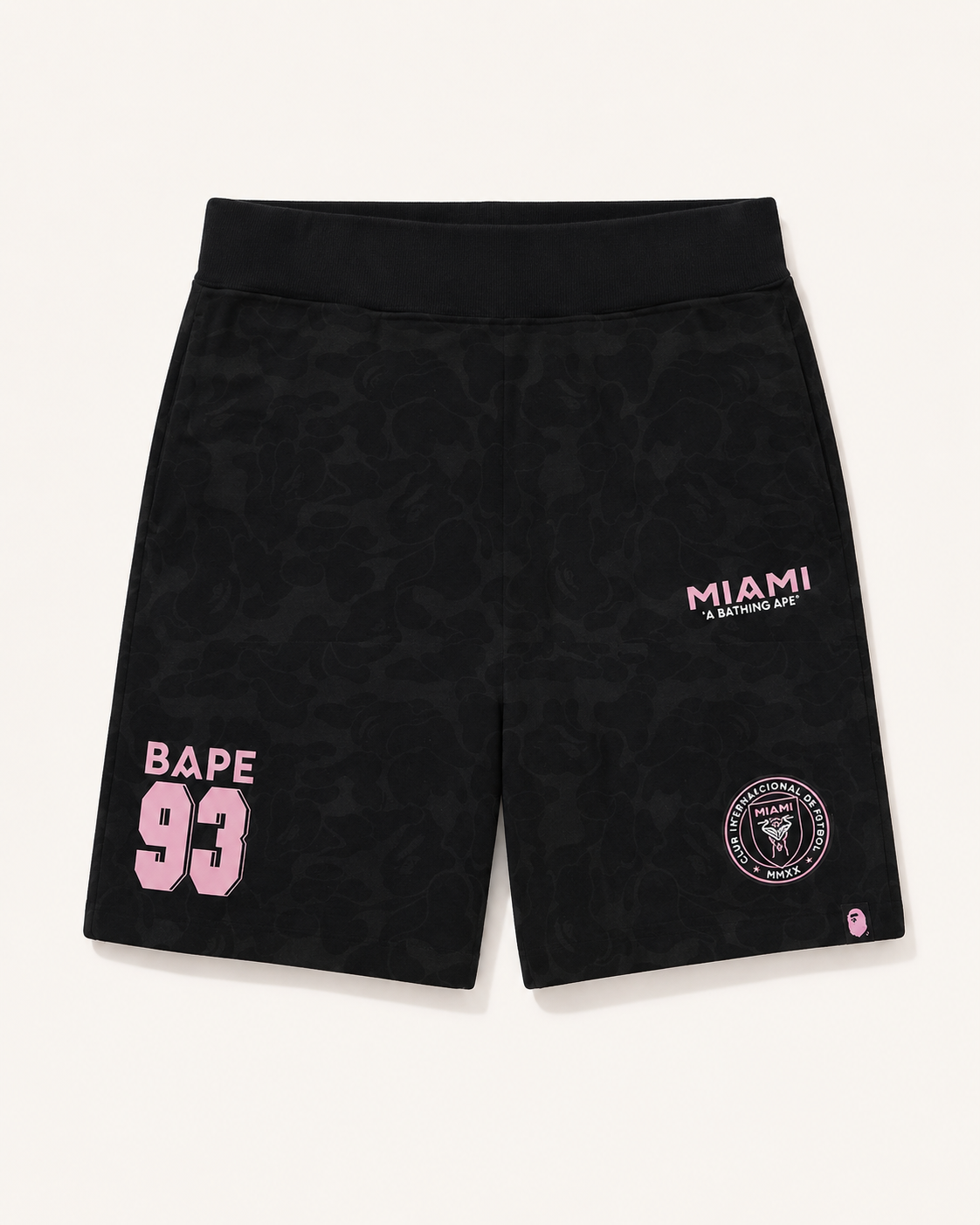 Czarne Spodenki Inter Miami x BAPE