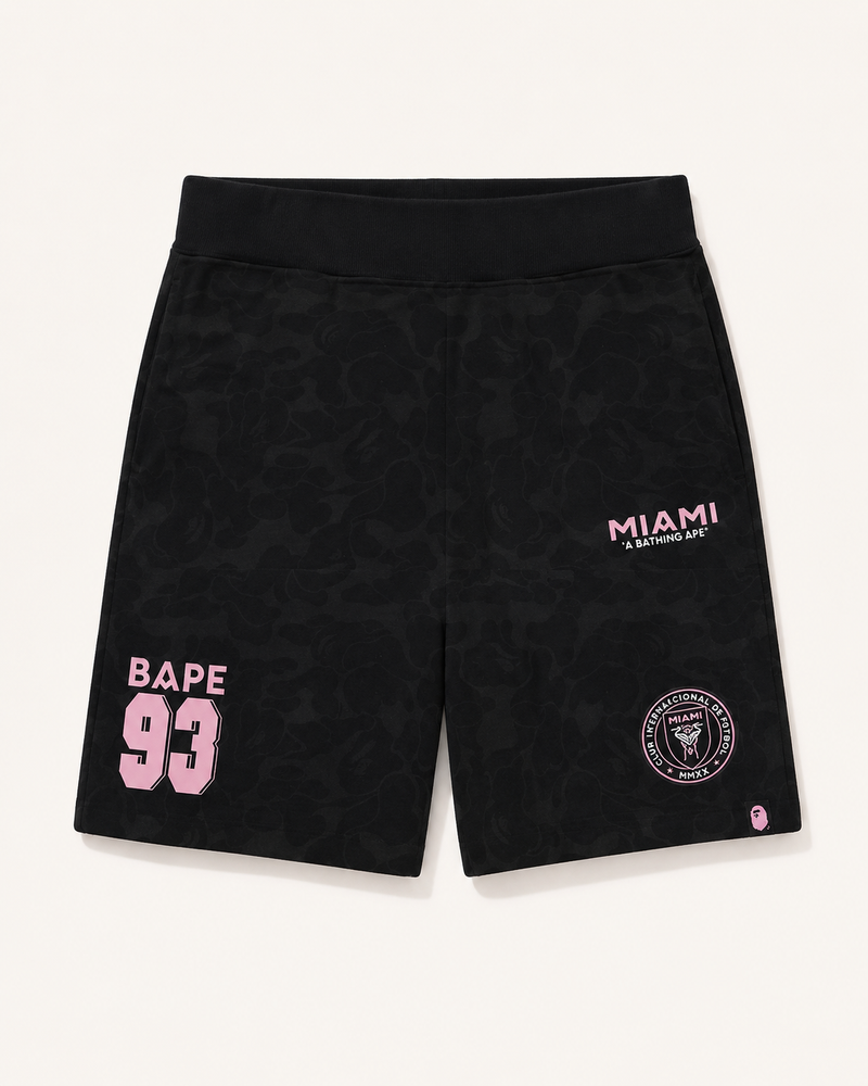Czarne Spodenki Inter Miami x BAPE