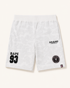 Białe Spodenki Inter Miami x BAPE