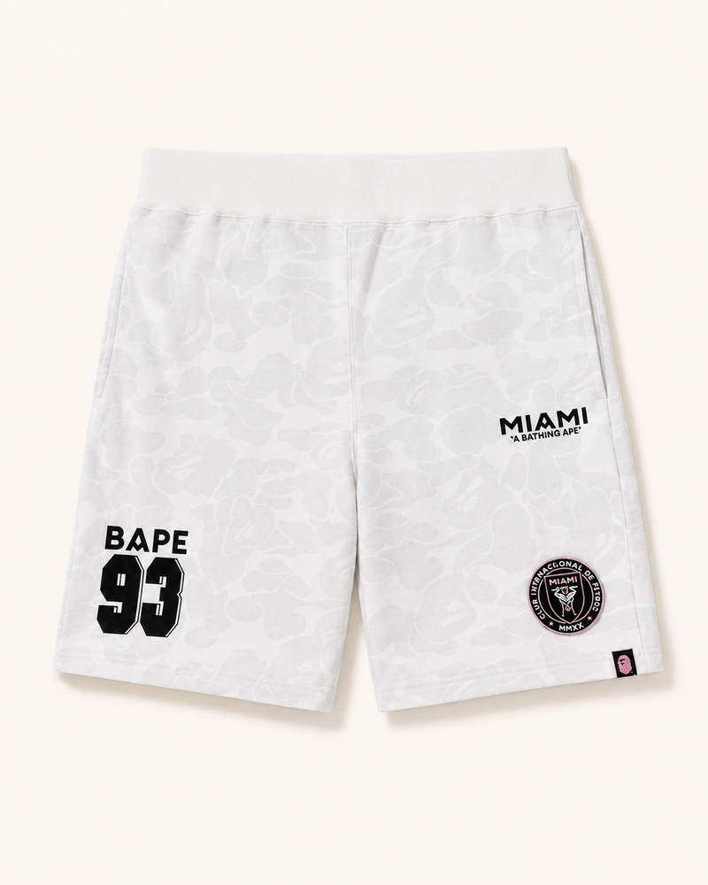 Białe Spodenki Inter Miami x BAPE