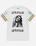 Weißes T-Shirt Ajax x Bob Marley