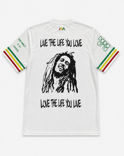 Biała Koszulka Ajax x Bob Marley