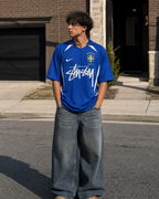 Brasilien Retro 2002 Trikot × Stüssy
