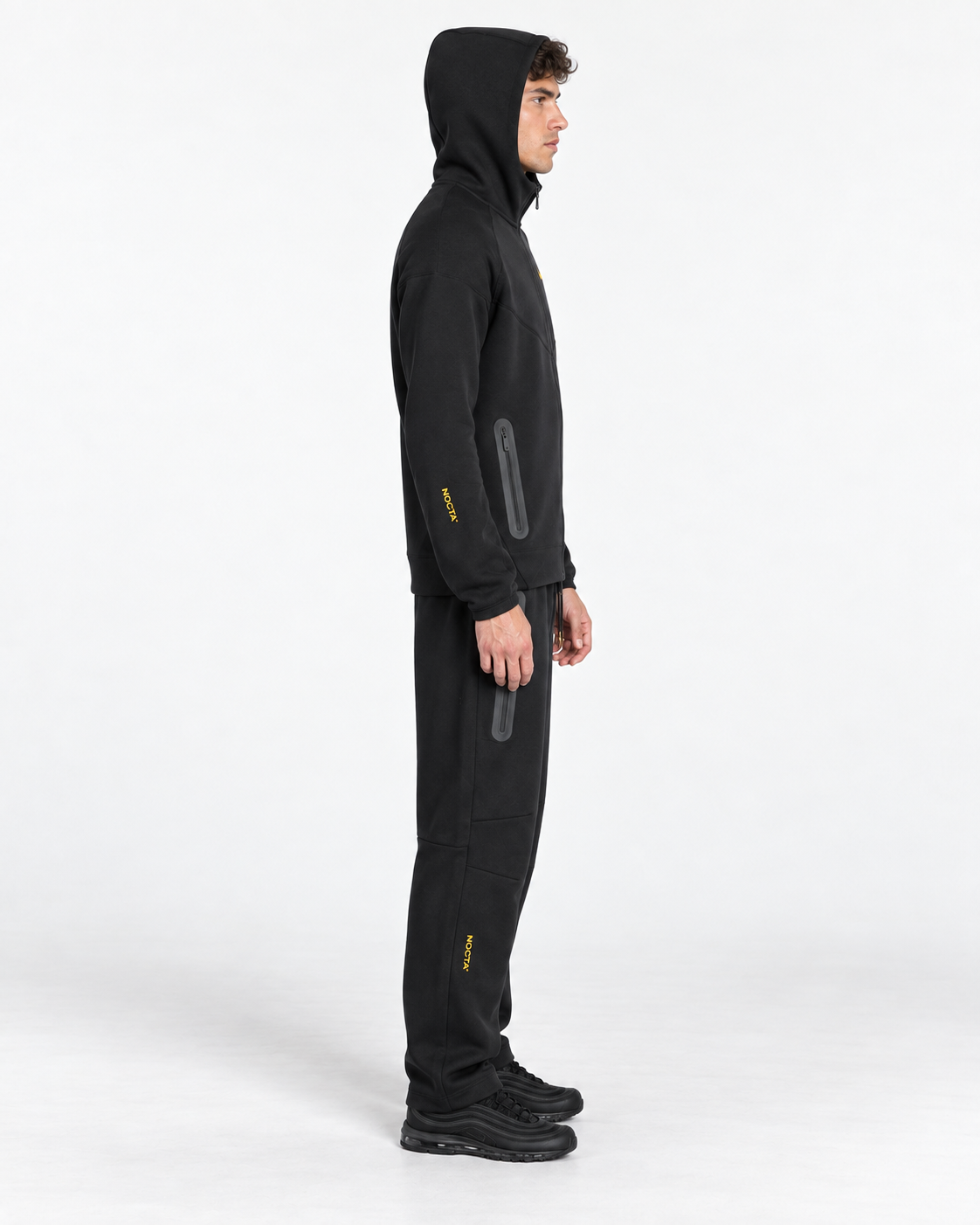 Czarny Komplet Nike x NOCTA Tech Fleece