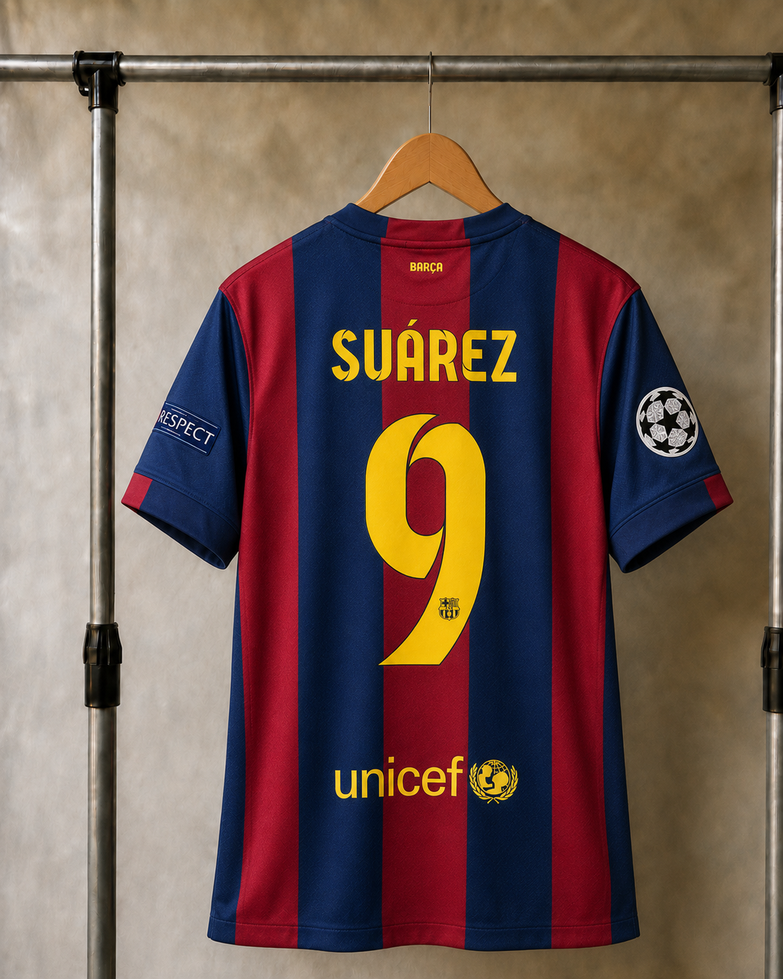 Koszulka Domowa FC Barcelona 2014/15 UCL Final