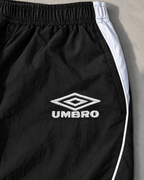 Czarny Komplet Ortalionowy Supreme x Umbro Retro Football