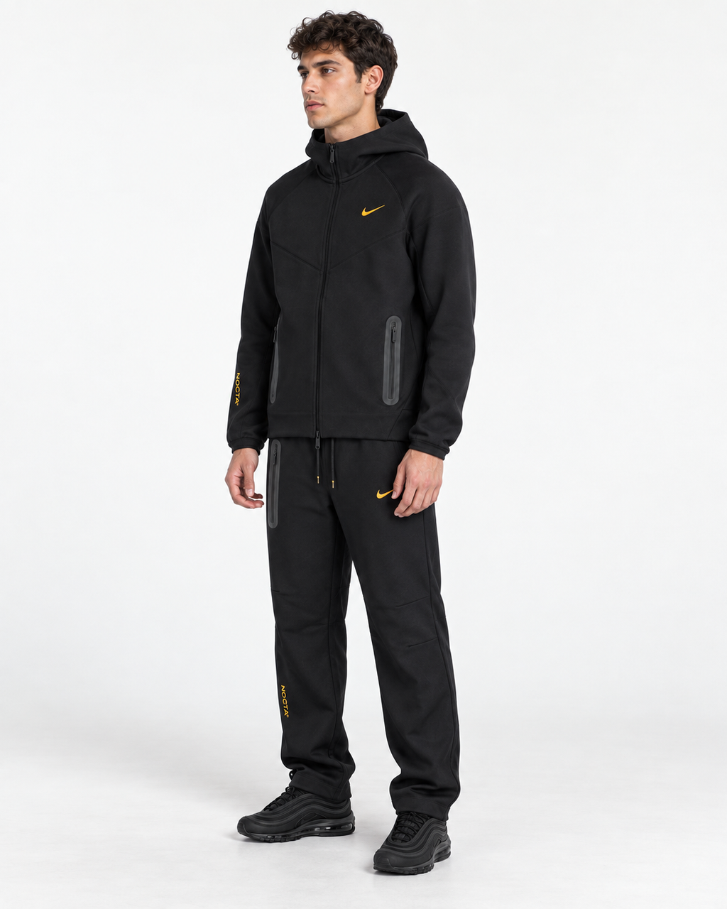 Czarny Komplet Nike x NOCTA Tech Fleece