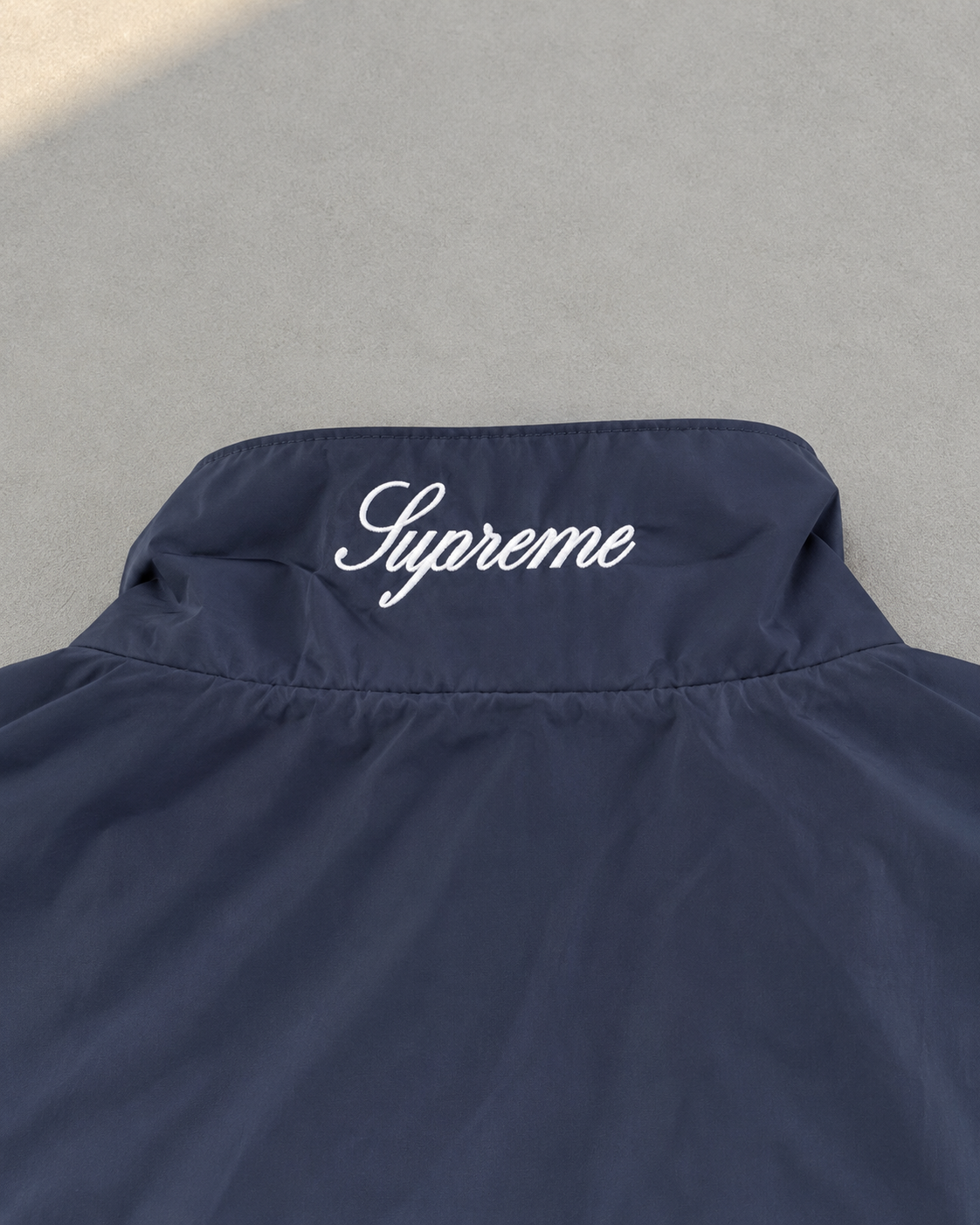 Niebieski Komplet Ortalionowy Supreme x Umbro Gradient