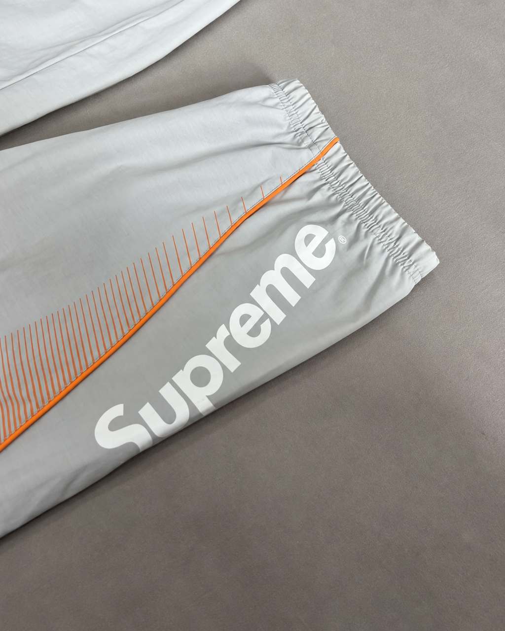 Biały Komplet Ortalionowy Supreme x Umbro Retro Football