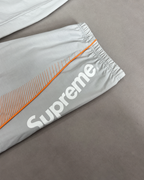Biały Komplet Ortalionowy Supreme x Umbro Retro Football