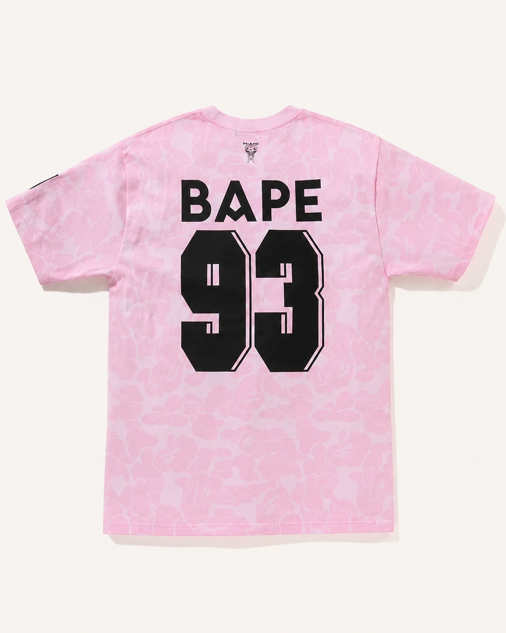 Różowa Koszulka Inter Miami x BAPE