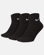 Czarne Skarpety Nike Quarter 3-Pack