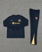 Granatowy Komplet Treningowy FC Barcelona 2024/25