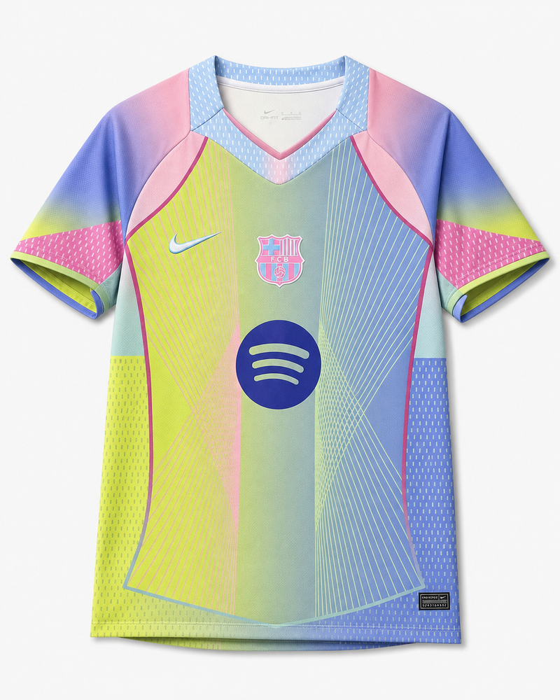 Pastelowa Koszulka Barcelona