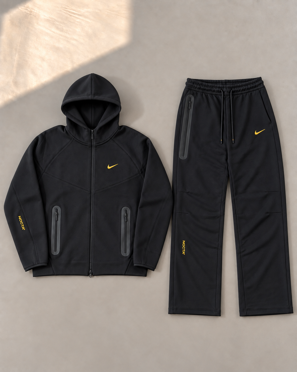 Czarny Komplet Nike x NOCTA Tech Fleece