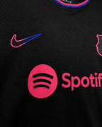 Czarna Koszulka FC Barcelona Neon Edition