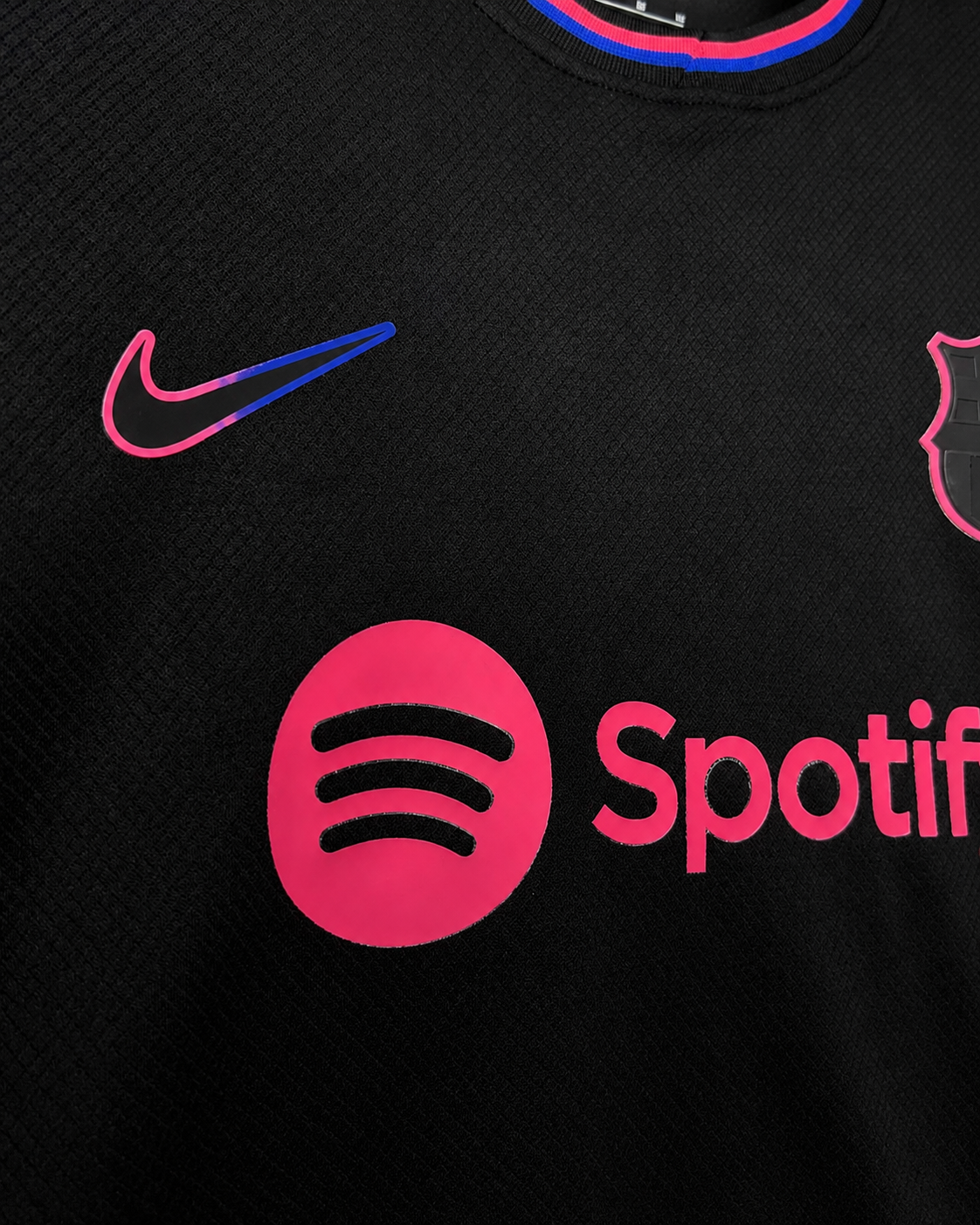 Czarna Koszulka FC Barcelona Neon Edition