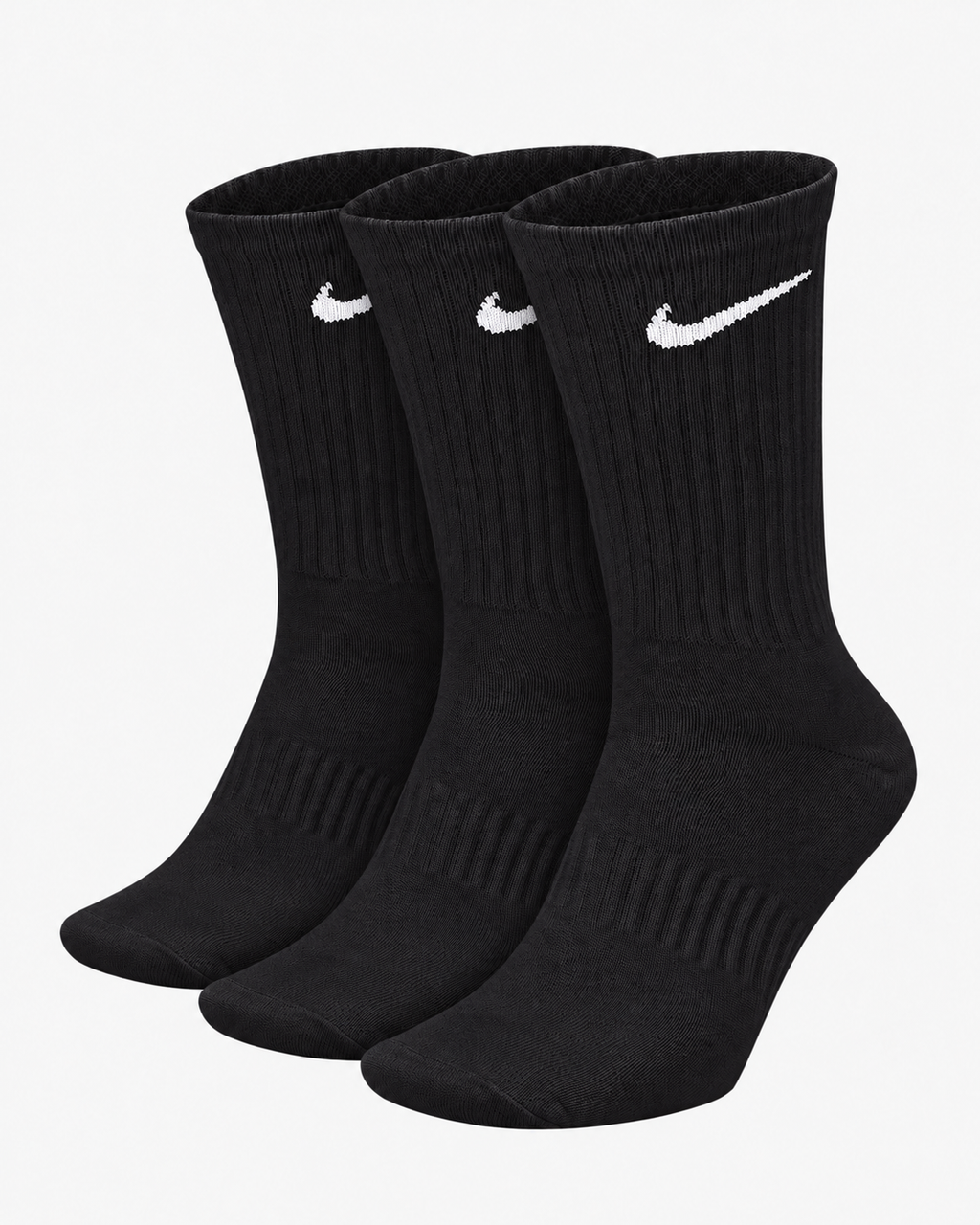 Czarne Skarpety Nike Crew 3-Pack