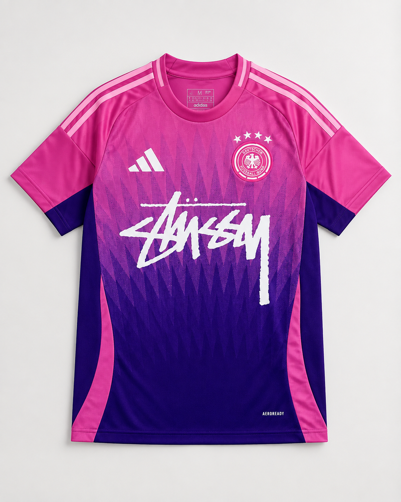 Deutschland 2024 Auswärtstrikot x Stüssy