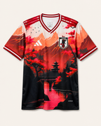 Koszulka Japonia Crimson Sunset