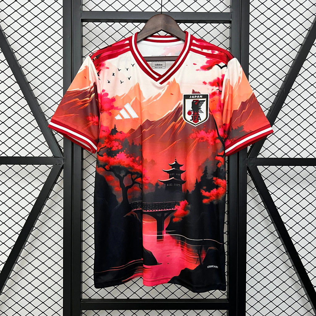 Koszulka Japonia Crimson Sunset